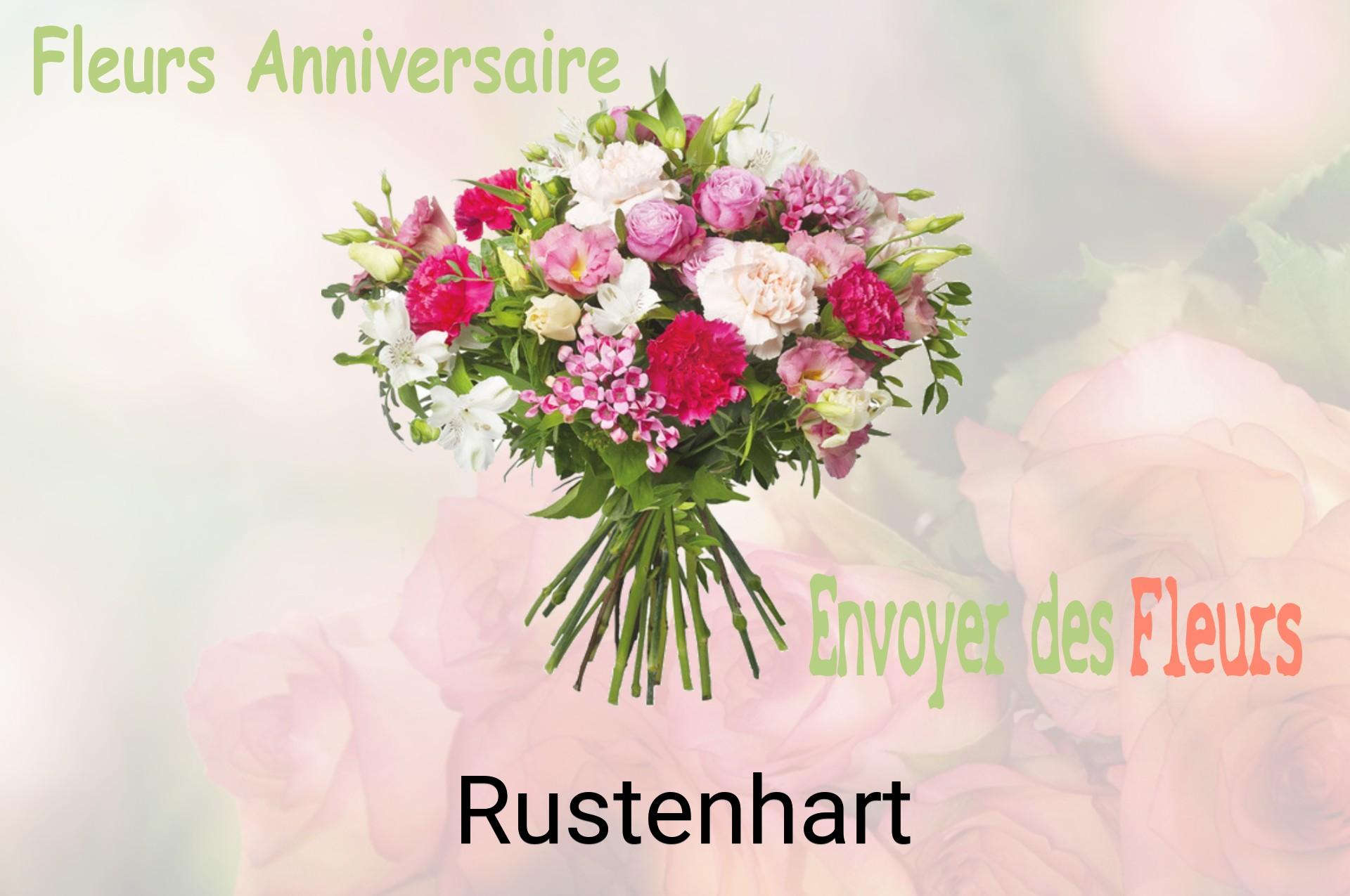 Bouquet de fleurs d’anniversaire livré à Rustenhart
