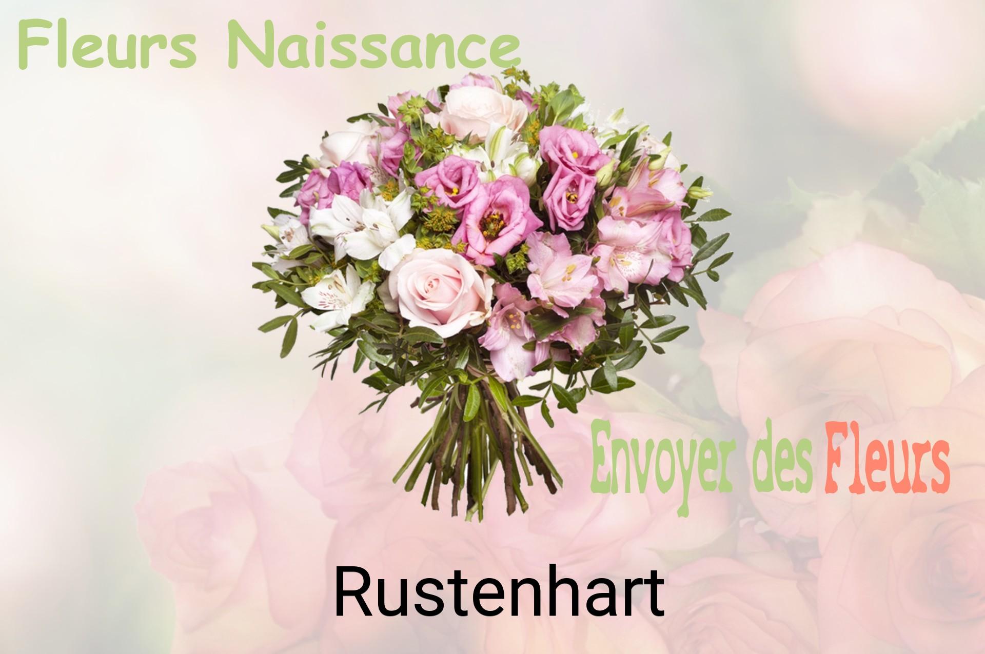 Bouquet de fleurs de naissance livré à Rustenhart